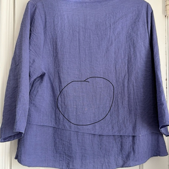 Habitat Clothes to Live In Rayon 3/4 Sleeves Layered Front, Size: Medium - Picture 7 of 9